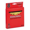 Crayola Staonal Marking Crayons, Black, PK8 5200023051